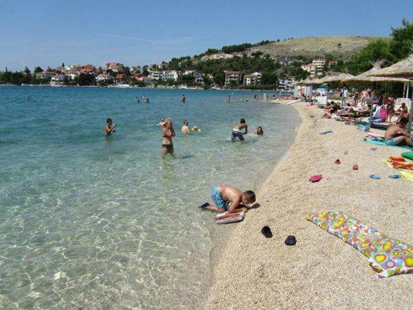 Braco Apartments By The Sea With A Sea View Žaborić Kültér fotó